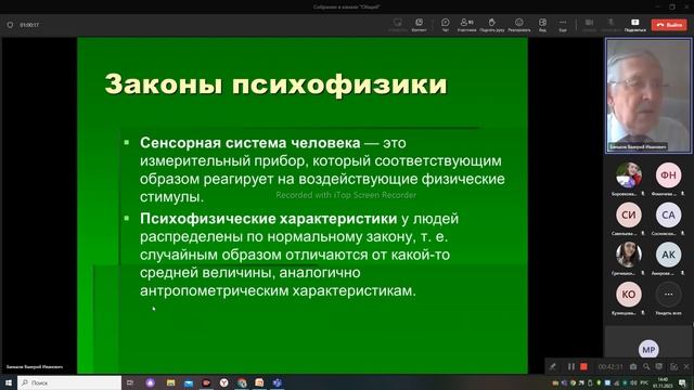 Физиология сенсорных систем