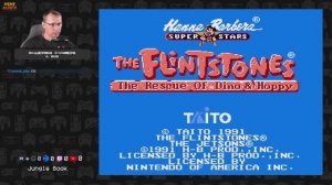 Flintstones, The - The Rescue of Dino & Hoppy - играем на [ NES - 8-BIT ] (СТРИМ)