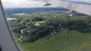 Приземление Boeing 777-200ER в Шереметьево,  Авиакомпания «Икар»