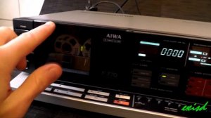 Aiwa F770 stereo cassette deck 1985 magnó