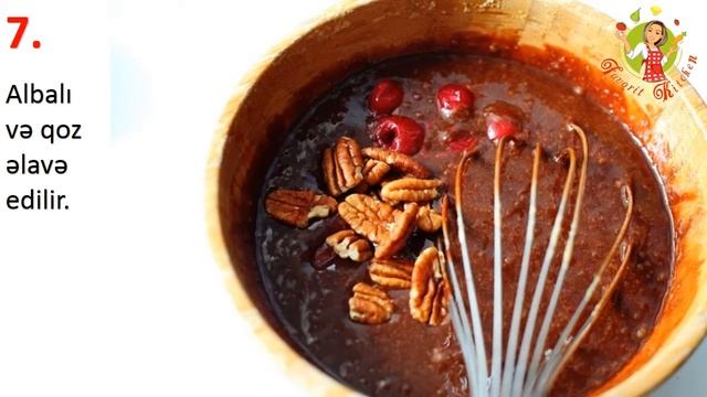 🔵 Çox dadlı Şokoladlı tort| Brauni | шоколадный пирог брауни | chocolate brownie cake recipe |