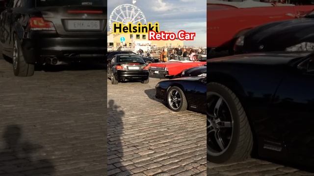 Helsinki, retro and tuning cars on the Market Square (Kauppatori) #automobile #travel