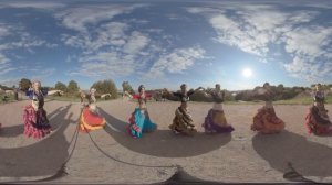 Girls dancing in Kaivopuisto Park near Helsinki Observatory, 360°VR video #360video #helsinki