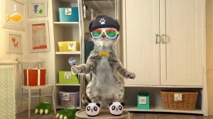 Приклюение Маленького Котенка мультик игра Котик стал Динозавром симулятор кота для детей