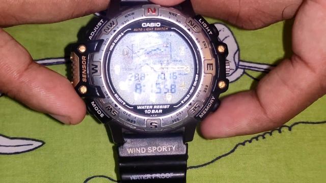 Casio Protrek Twincept PRT 50 Unboxing & Functionality смотреть онлайн