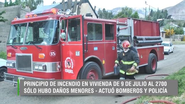 PRINCIPIO DE INCENDIO EN VIVIENDA DE 9 DE JULIO AL 2700 смотреть онлайн
