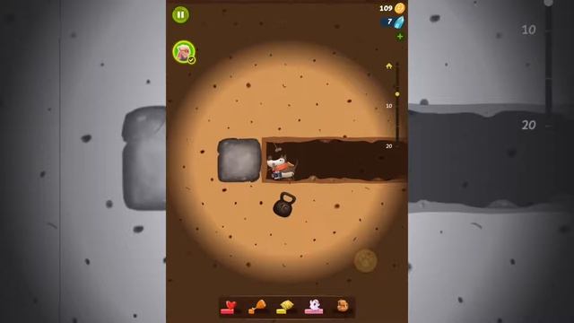 My Diggy Dog - Gameplay (ios, ipad) (RUS) смотреть онлайн