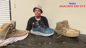 Hoka Anacapa mid gtx купил сразу ТРИ надо выбрать какую оставить.