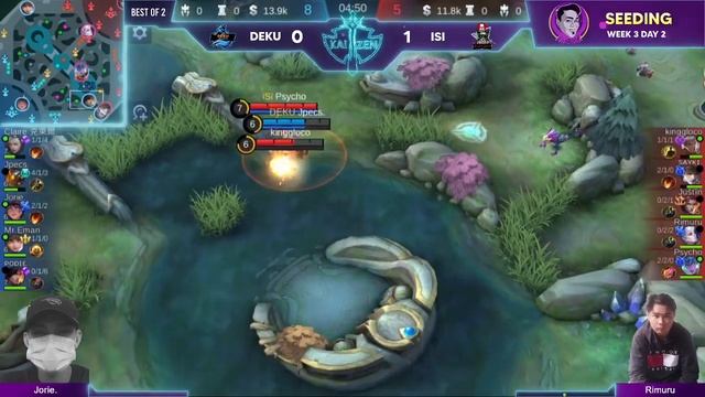 KAIZEN SEEDING WEEK 3 DAY 2 | ISI VS DEKU BEST OF 2 [GAME 2]