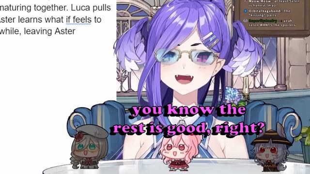 how Selen reads fanfics【NIJISANJI EN | Selen Tatsuki】