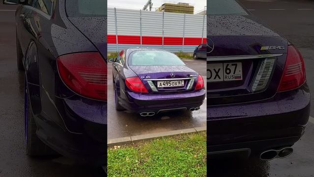 Холодный запуск CL65 AMG #v12biturbo #m275 #cl65amg #c216