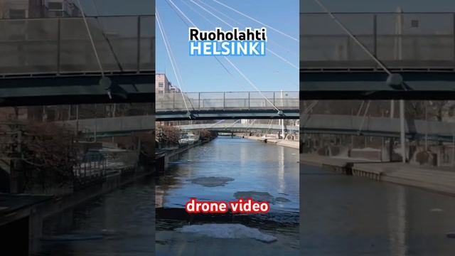 Flight under the bridges of Helsinki, Ruoholahti. drone: Dji mini3 pro #dronevideo