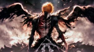 Тёмный Ичиго с Крыльями | Dark Ichigo with Wings - Живые Обои