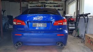 Lexus IS-F XForce Varex Exhaust - Sound Test
