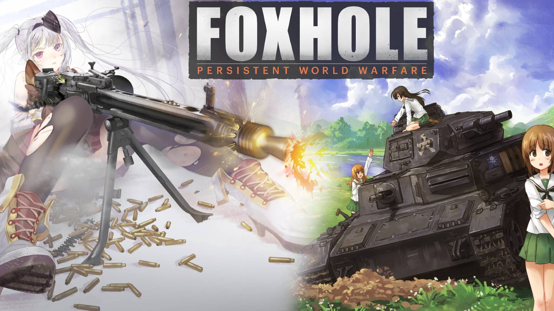 Foxhole Прохождение(2024) ч17 Сдерживаю Орду Тянок