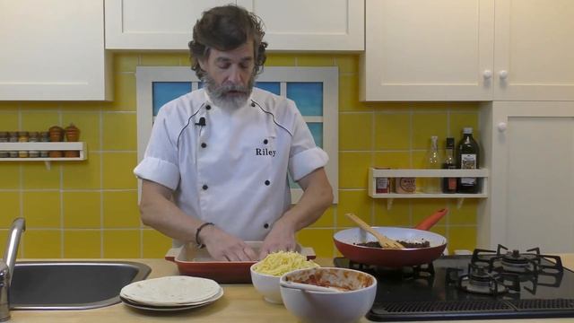 How To Make Refried Bean & Beef Tortilla Pie - Recipe