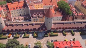 Roofs of Old Tallinn, drone video, a bit of history of Tallinn, Tower Square #tallinn