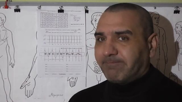 Видео 10. Диагностика 12-ти меридианов ЛОМАНАЯ.