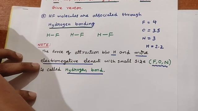 HF has more Boiling point than HCl. Give reason||p-block elements||ASN CHEMISTRY смотреть онлайн
