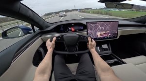 Tesla Model S Plaid 2023 POV Test Drive