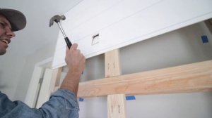 DIY Shiplap Electric Fireplace