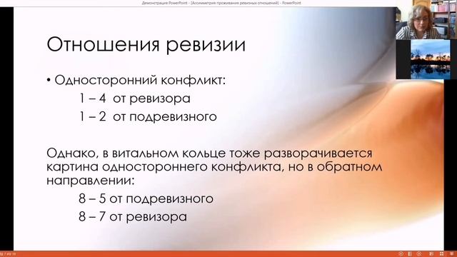Асимметрия проживания ревизных отношений. Доклад Головчинер (Новиковой) В. Ю. смотреть онлайн