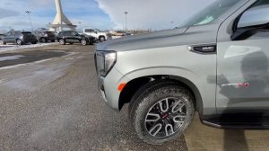 Gray 2023 GMC Yukon XL AT4 Review Calgary AB - Wolfe Calgary