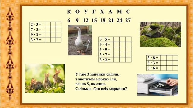 Посібник (мультимедійний проєкт) "Цікавий рахівничок"