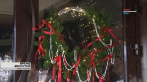 В Волгограде предприниматели соревнуются в новогоднем оформлении витрин