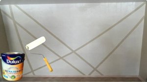 Перекраска обоев на флизелиновой основе (краска Dulux)