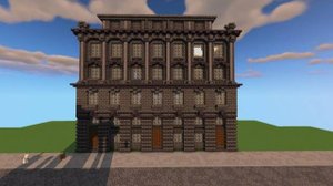 Банк в русском стиле в майнкрафт (Российская Империя)