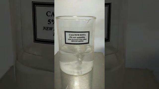 Calcium EDTA solubility