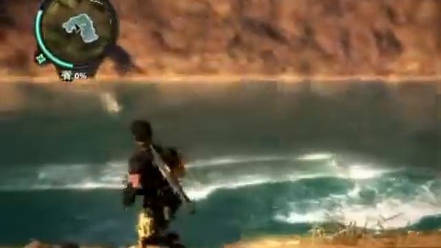 Just Cause 2 i broak the shark