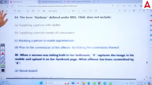 The Bharatiya Nyaya Sanhita 2023 | BNS | MCQs + Concept | All State Judiciary | Lec-01 | By Amit Si
