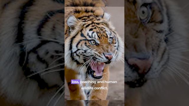 The Tiger Is The King Of The Jungle.