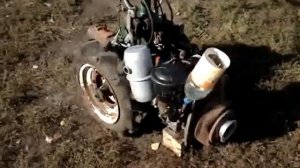 Первый старт мотоблока Кутаиси Супер 610