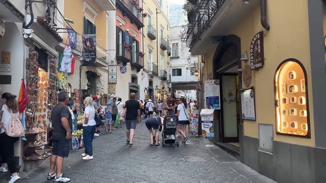 🇮🇹 Летняя прогулка по Италии: 1-й день в Амальфи, побережье Амальфи, ужин в Da Gemma🍋💕🤩