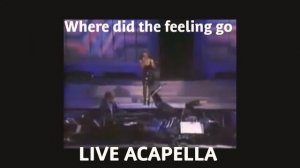 Selena  Where Did The Feeling Go live  From The Tejano Music Awards Acapella