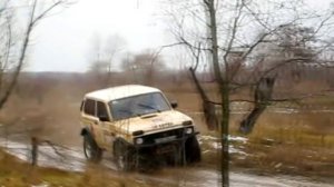 Нива ралли замедленная сьёмка.