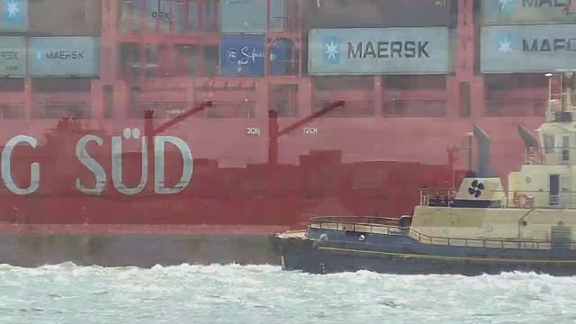 Containership POLAR COSTA RICA inbound for London Gateway 18/8/20