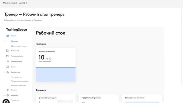 Урок 46. Роли в ТренингСпэйс