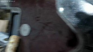 Располовиненный катер изнутри