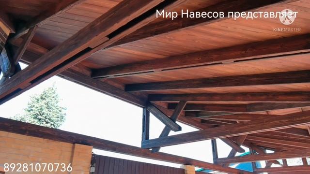 Мангальная зона компании ...Мир Навесов... в Ростове на Дону.