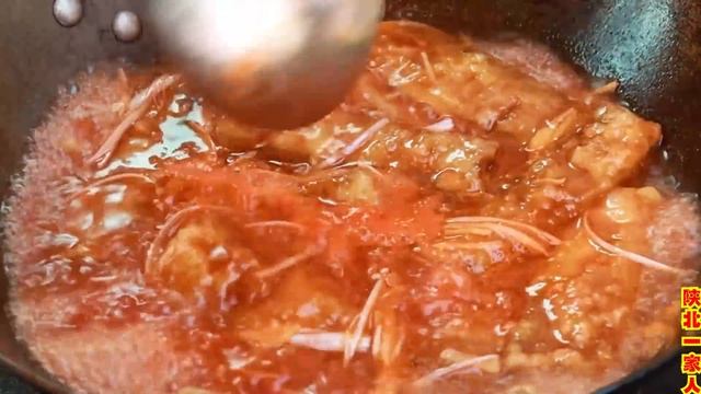 年夜饭必备，家常版糖醋带鱼，酸甜可口味道好【陕北一家人】