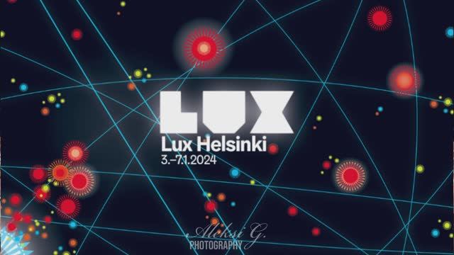 Центр Хельсинки с дрона, световое шоу Lux Helsinki 2024 #helsinki #drone (скоро 8–12 января 2025 г.