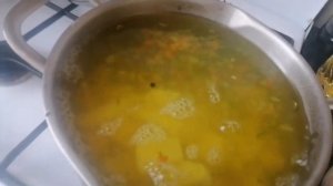 Лёгкий рыбный суп  @ Из малосольной горбуши