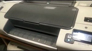 Плоттер HP DESIGNJET t790 в работе
