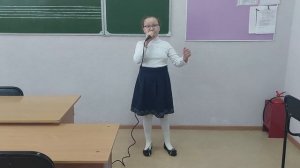 Ромашова Елизавета, "Чему учат в школе", слова М. Пляцковский, музыка: В. Шаинский.