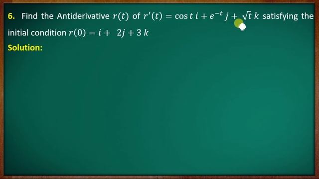 Integrals of vector Functions