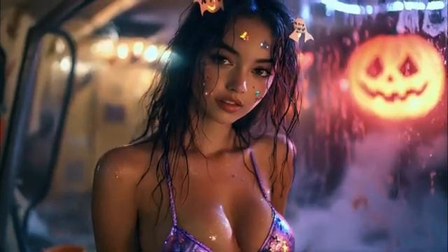 yt1s.com - 4K  HALLOWEEN VIXENS IN SPACE  AI Generated  AI Film 4K_360P